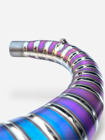 Exhaust DBR 50/100cc Superfast Low Titanium