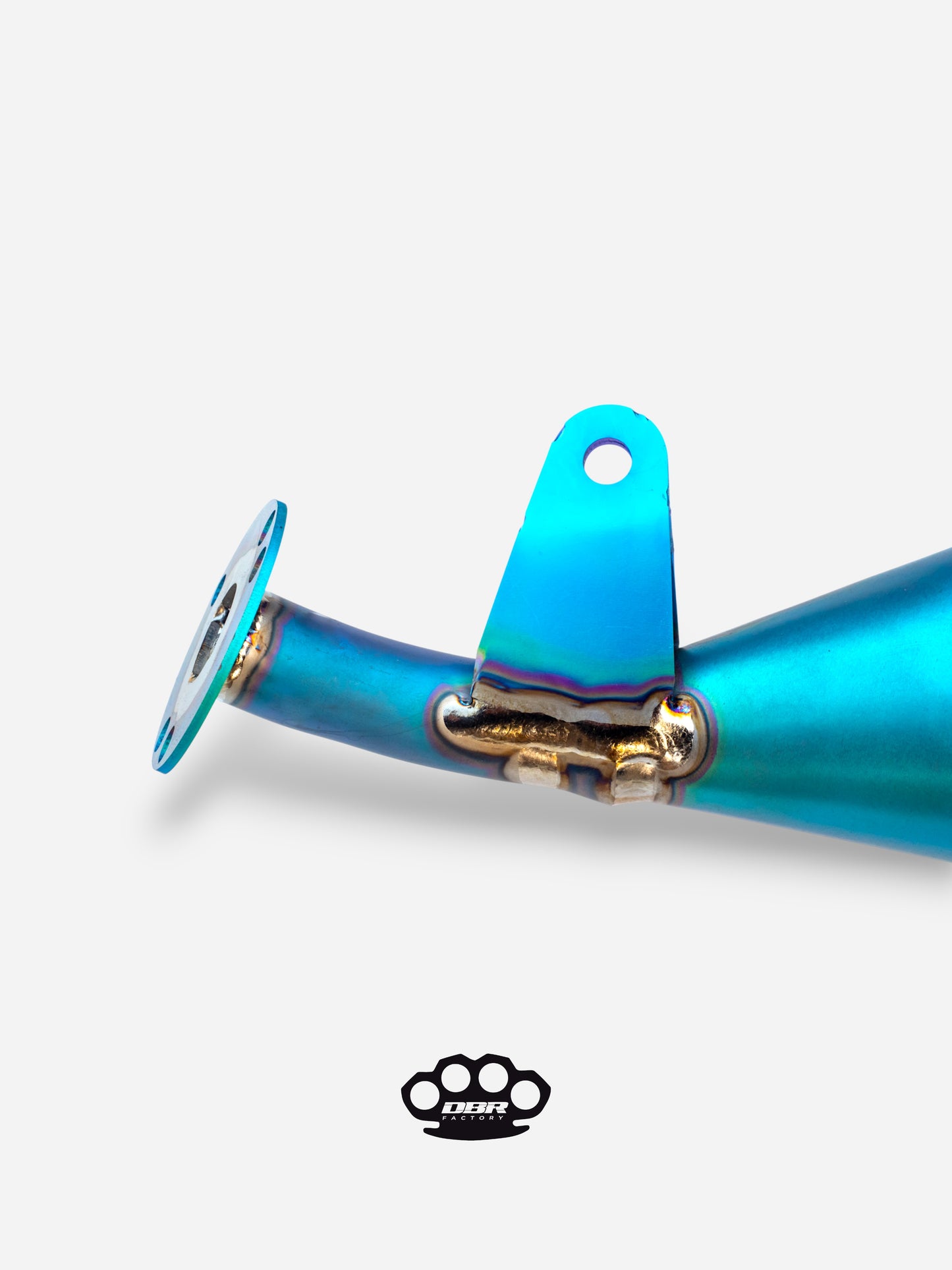 Exhaust DBR 50/100cc Superfast Low Titanium