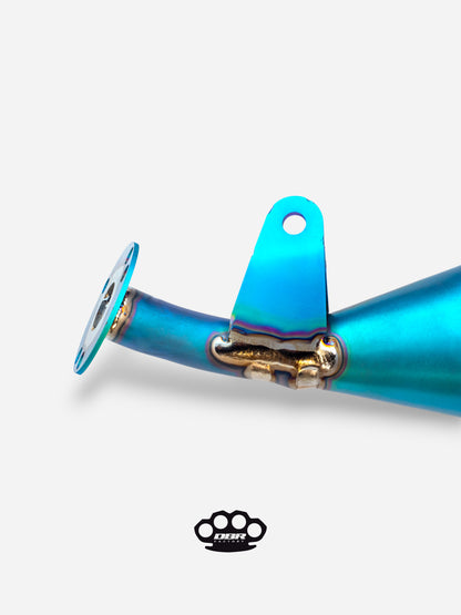 Exhaust DBR 50/100cc Superfast Low Titanium