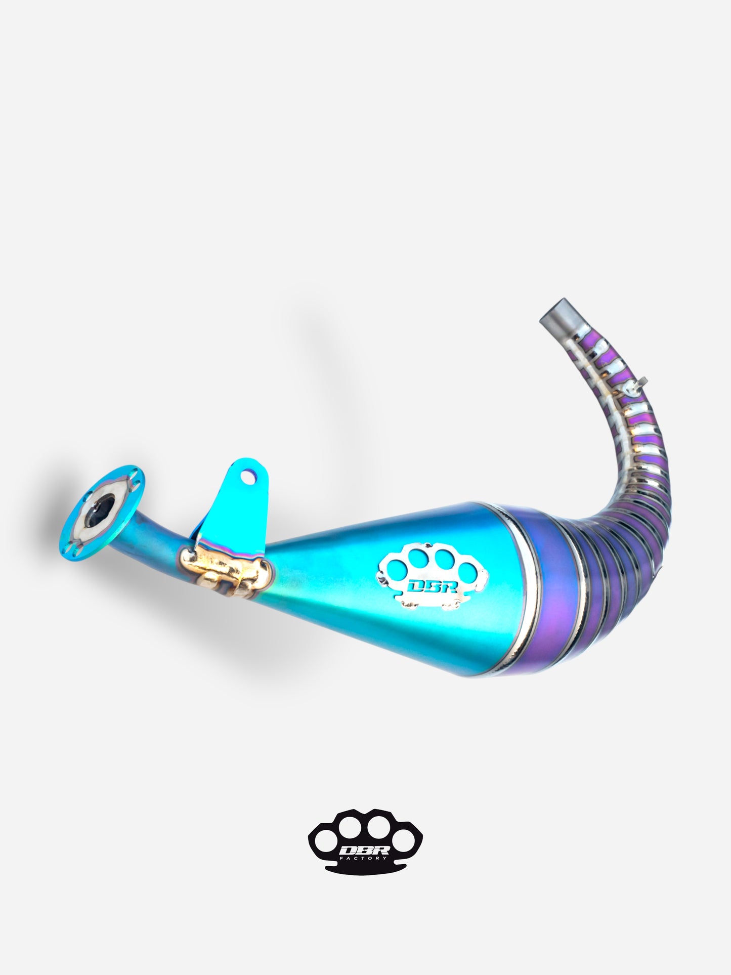 Exhaust DBR 50/100cc Superfast Low Titanium