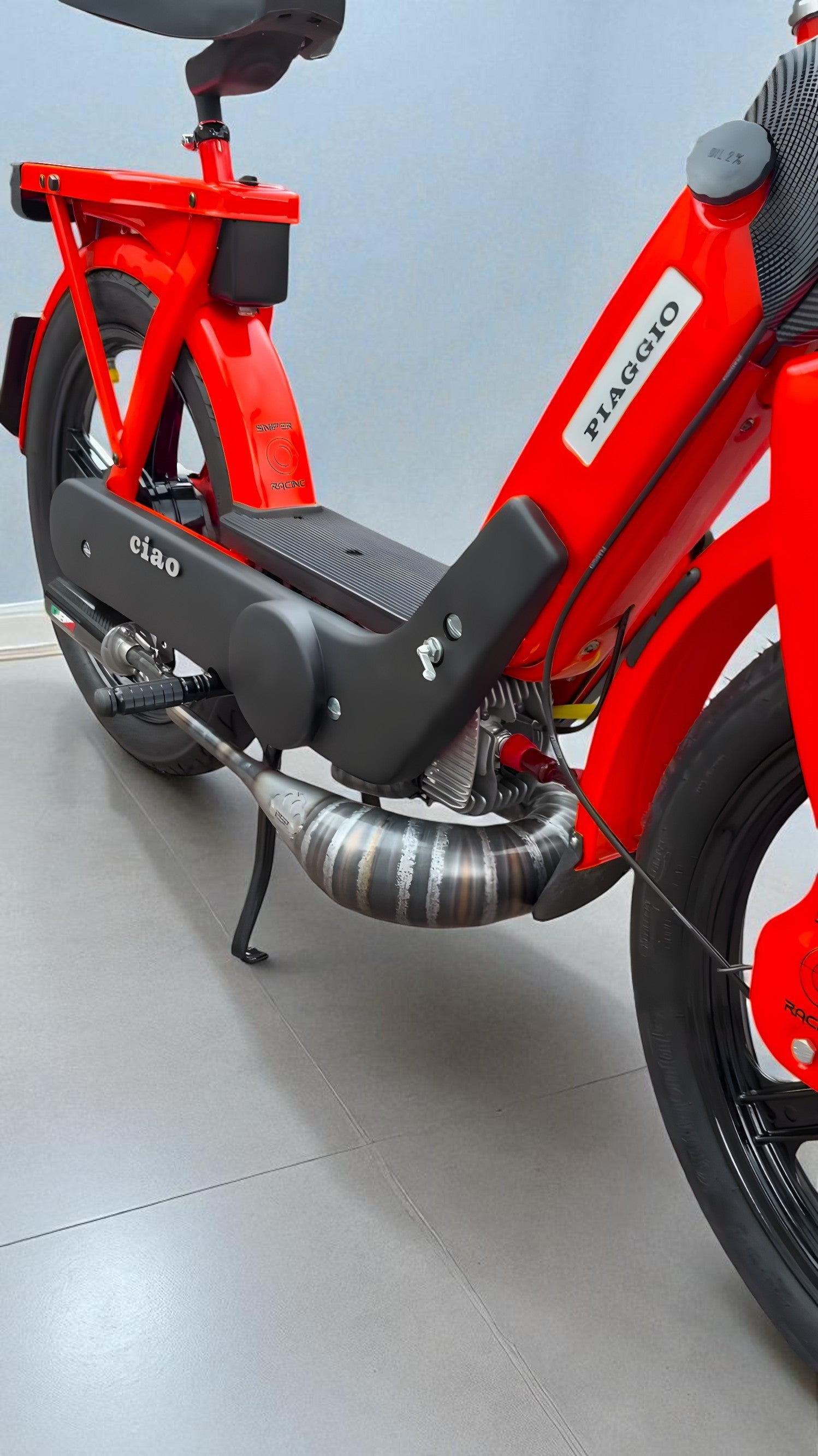 Scarico DBR Classic Moped – Silenziatore Integrato - DBR Factory