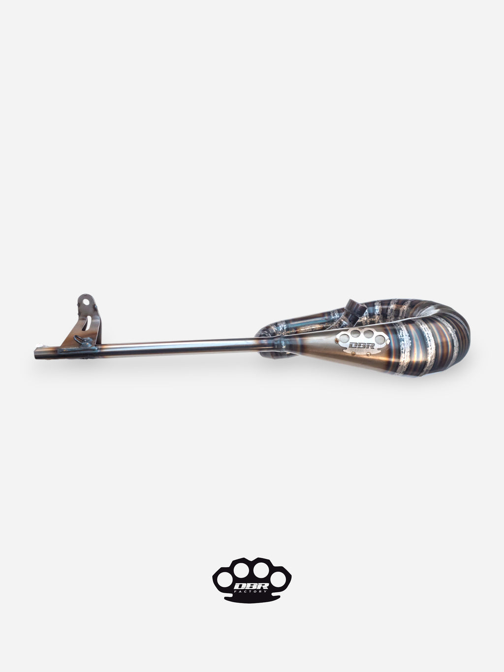 DBR经典助力车排气管 – 一体式消音器