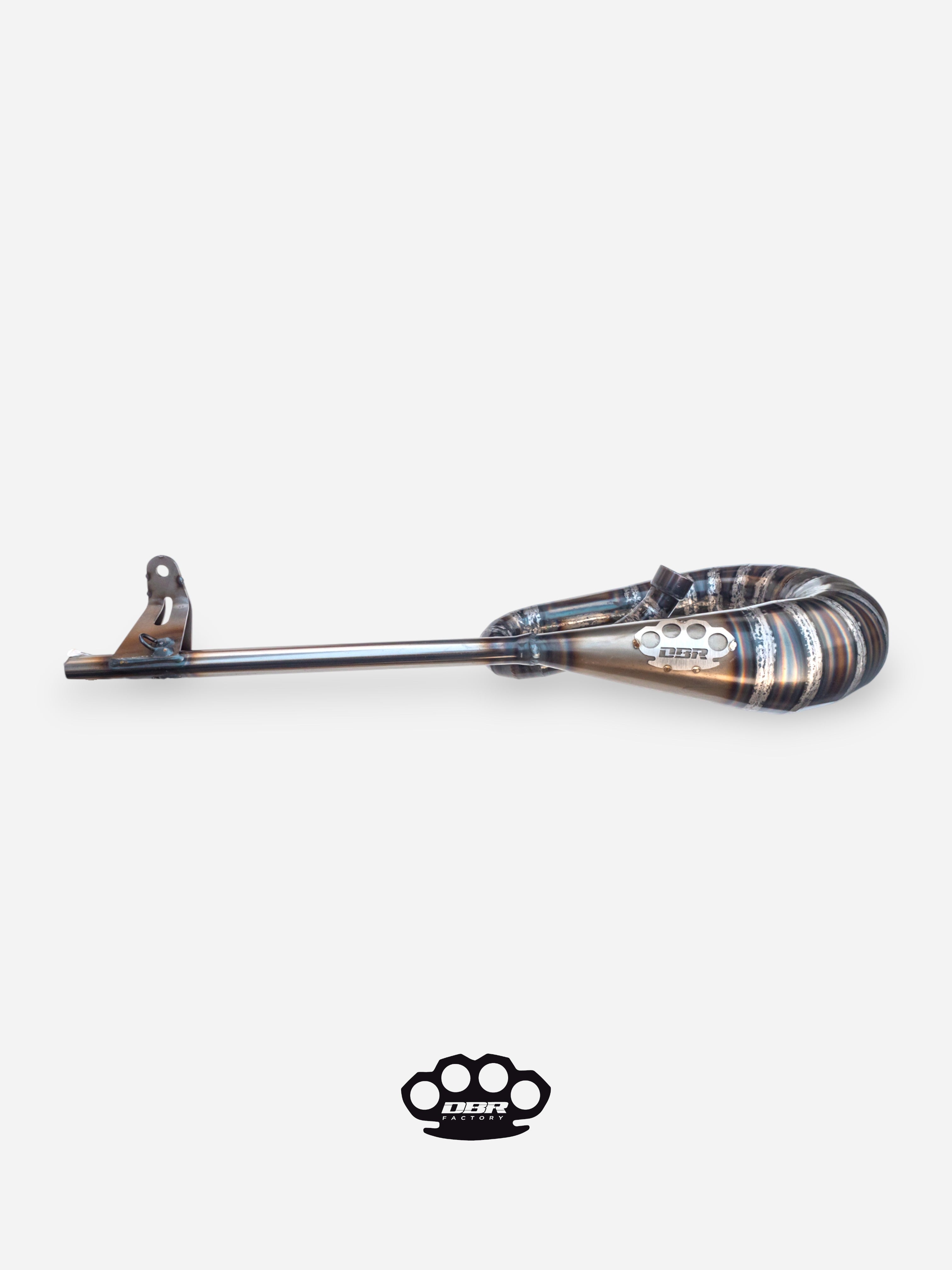 DBR经典助力车排气管 – 一体式消音器
