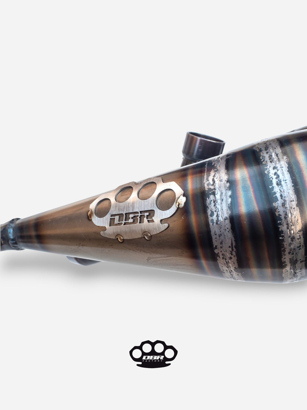 DBR经典助力车排气管 – 一体式消音器