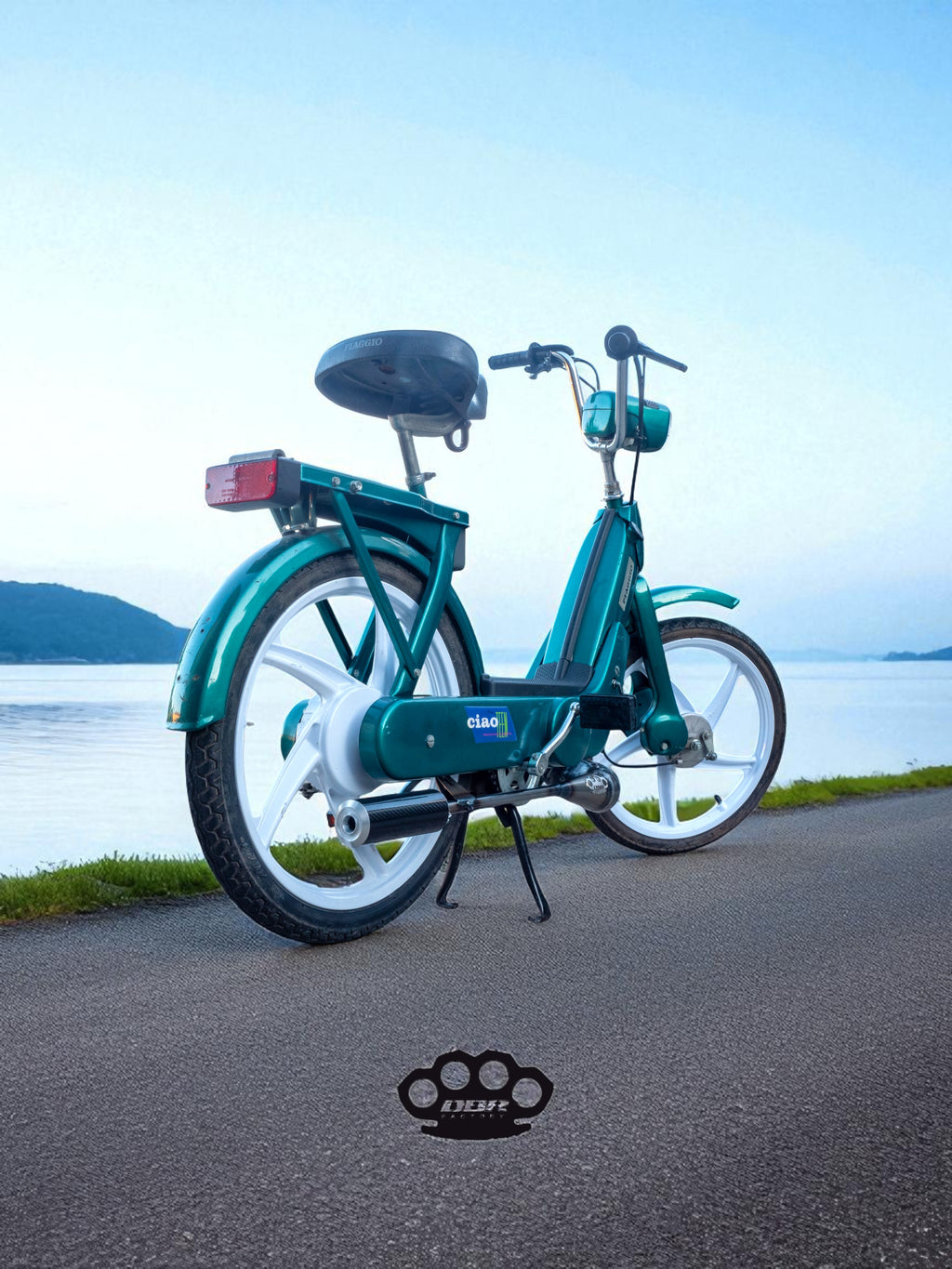 Scarico DBR Classic Moped – Silenziatore Integrato - DBR Factory