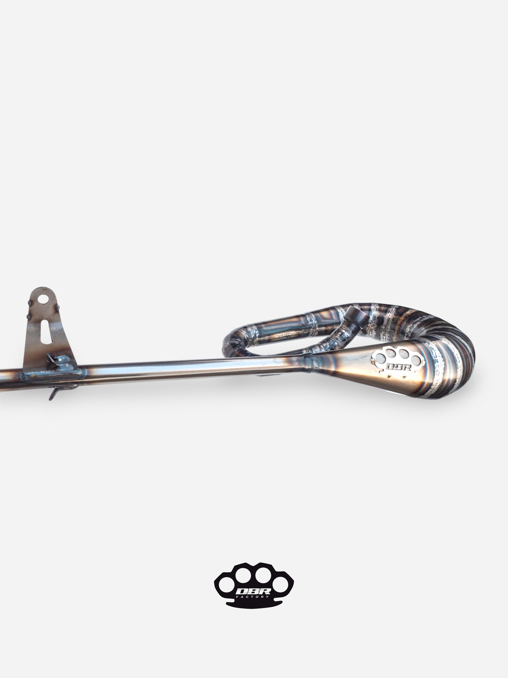 DBR经典助力车排气管 – 一体式消音器