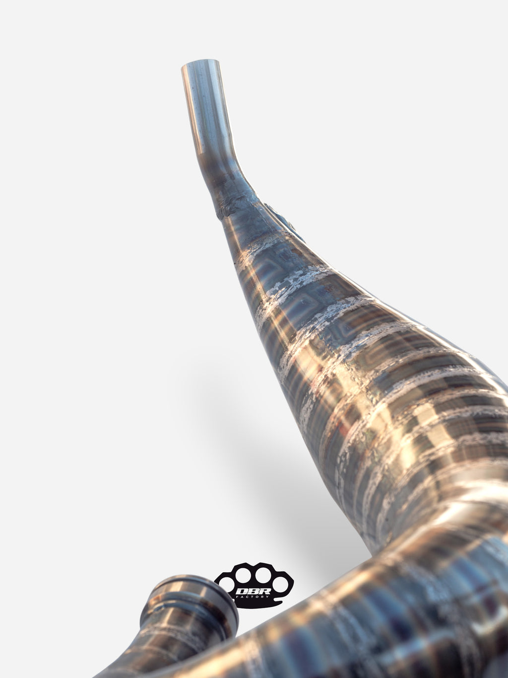 DBR Off-Road Auspuff 125/150cc Hoch - Bauch