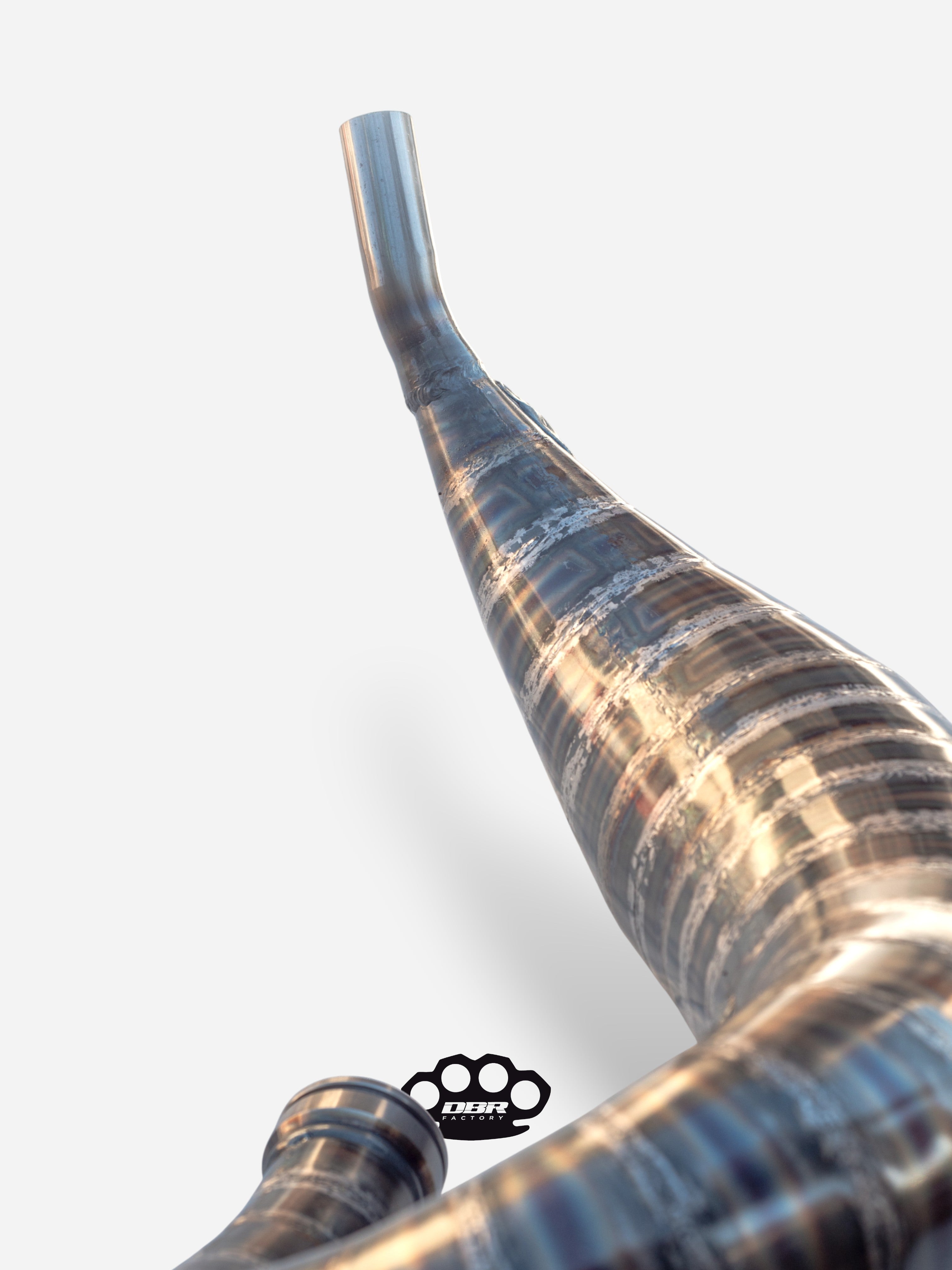 DBR Off-Road Auspuff 125/150cc Hoch - Bauch