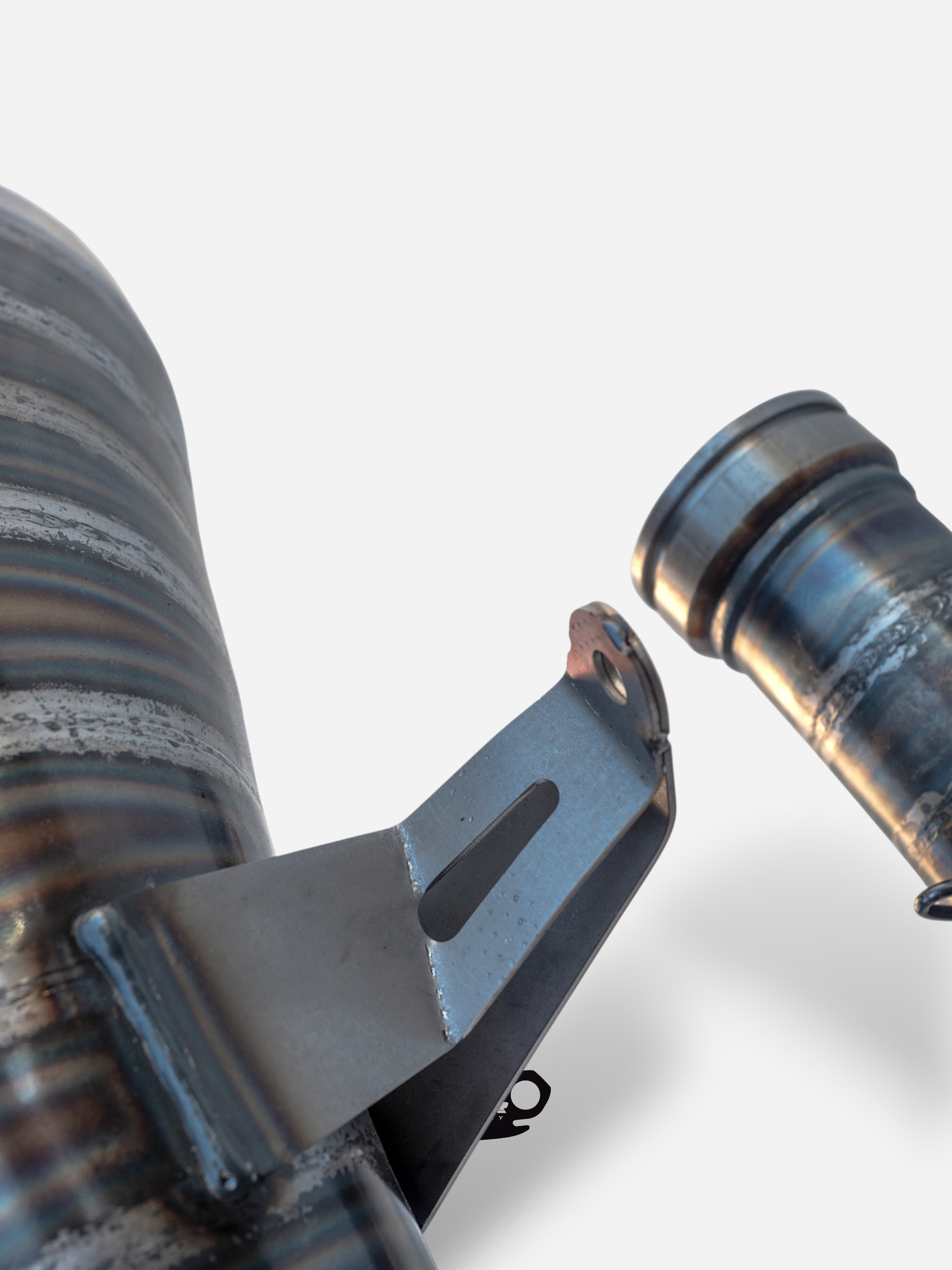 DBR Off-Road Auspuff 125/150cc Hoch - Bauch