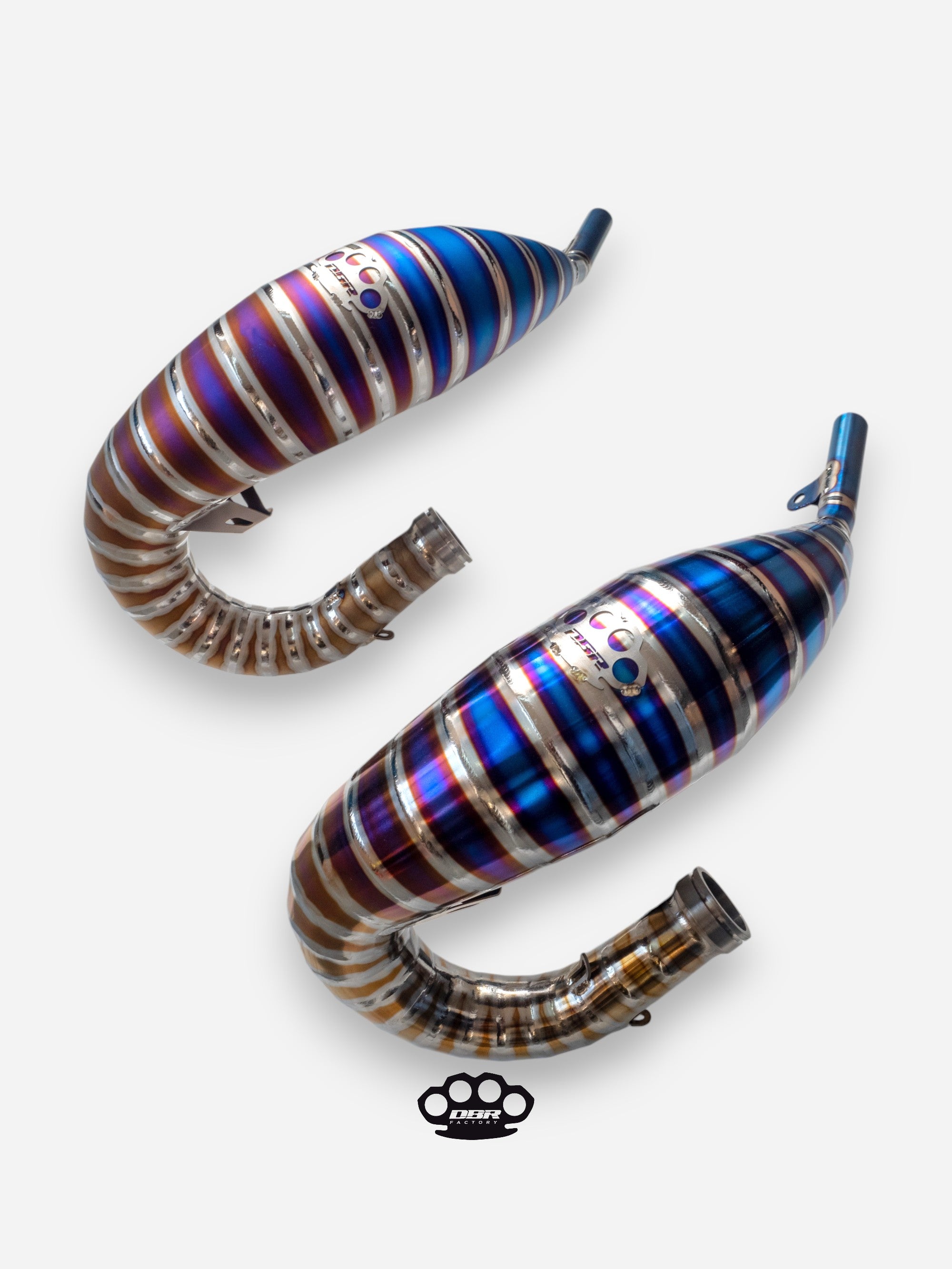 Scarico DBR Off-Road 125/150cc Titanium Alto - Pancia