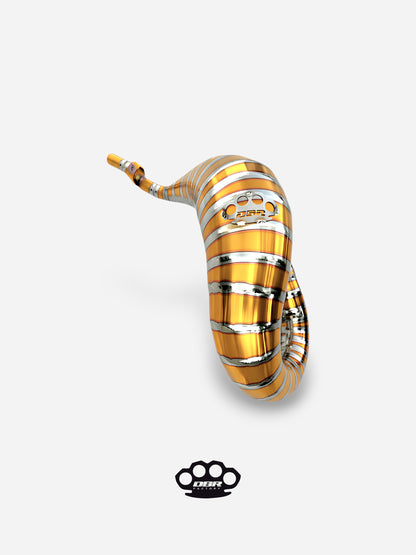 DBR Off-Road Exhaust 125/150cc Titanium High - Belly