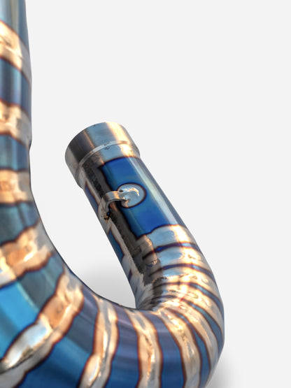 DBR Off-Road Exhaust 125/150cc Titanium High - Belly