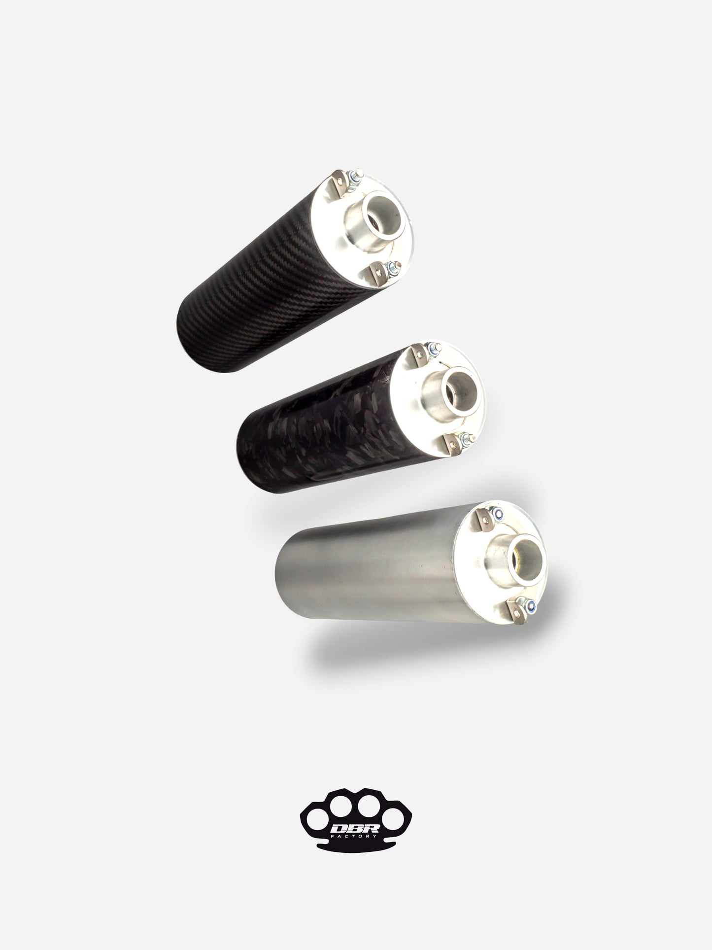 DBR Silenziatore Universale Moped 150mm e 190mm - Diametro 19mm e 20mm