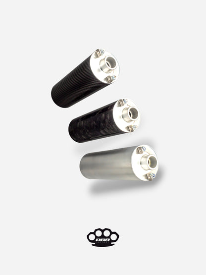 DBR Silenziatore Universale Moped 150mm e 190mm - Diametro 19mm e 20mm