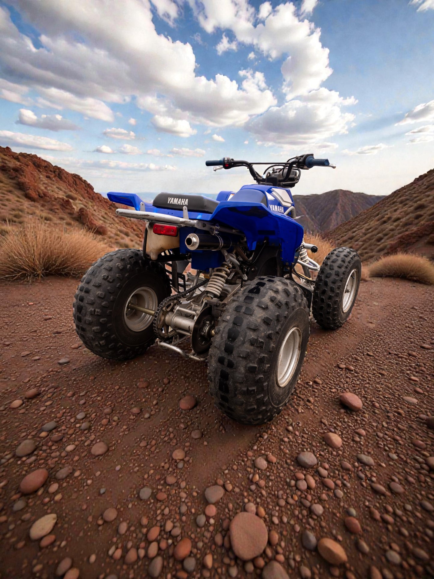 Solo Scarico in Titanio DBR per YAMAHA BLASTER 200cc ATV 1988–2009