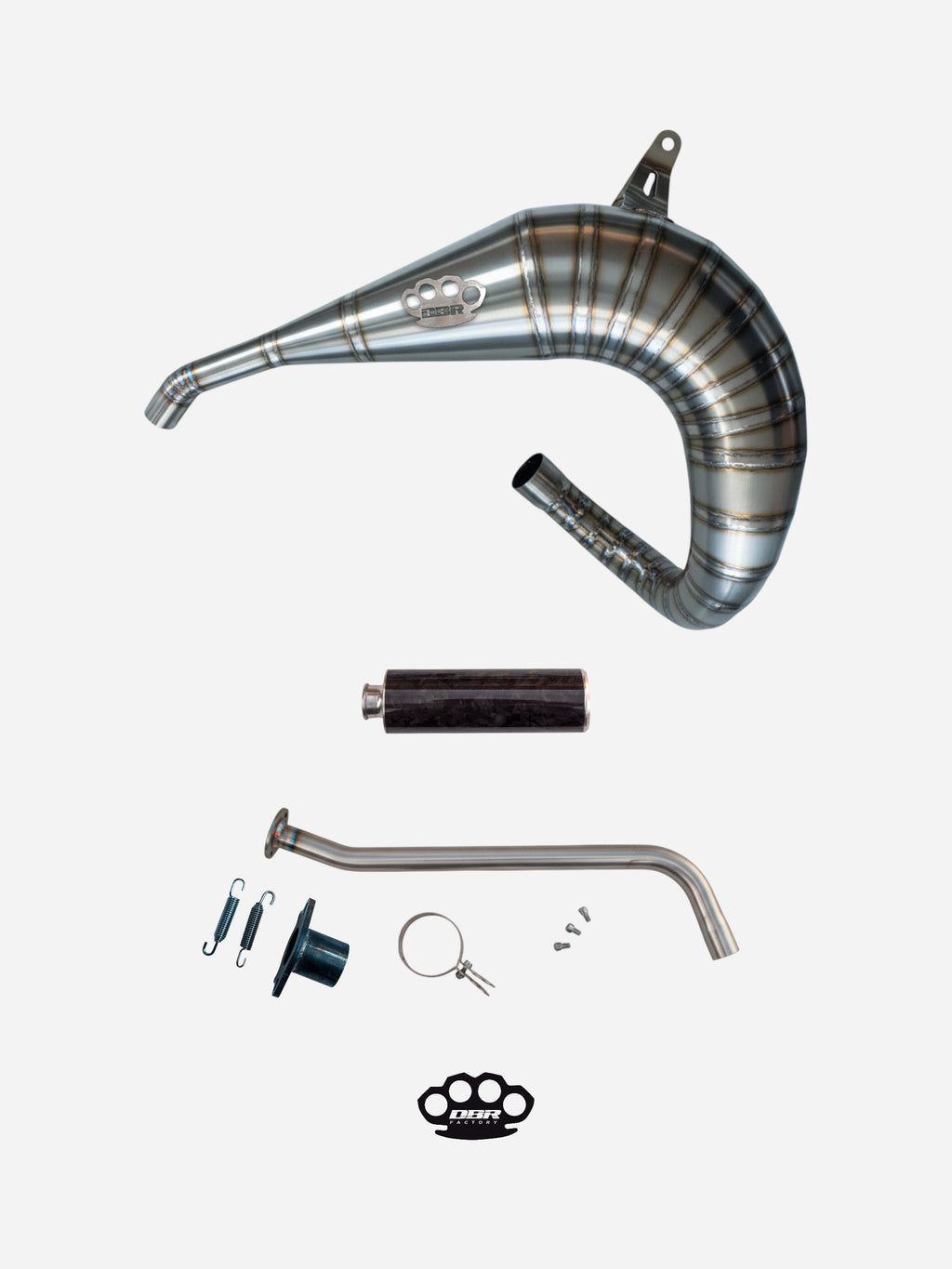 DBR Échappement Complet en Titane YAMAHA BLASTER 200cc VTT 1988–2009