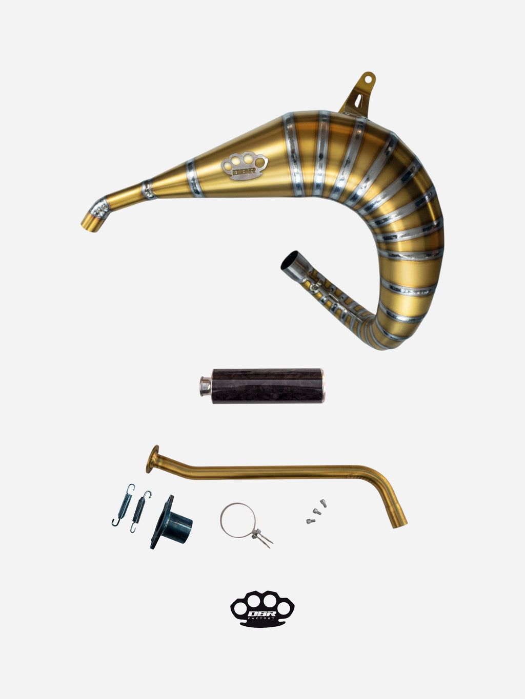 DBR Échappement Complet en Titane YAMAHA BLASTER 200cc VTT 1988–2009