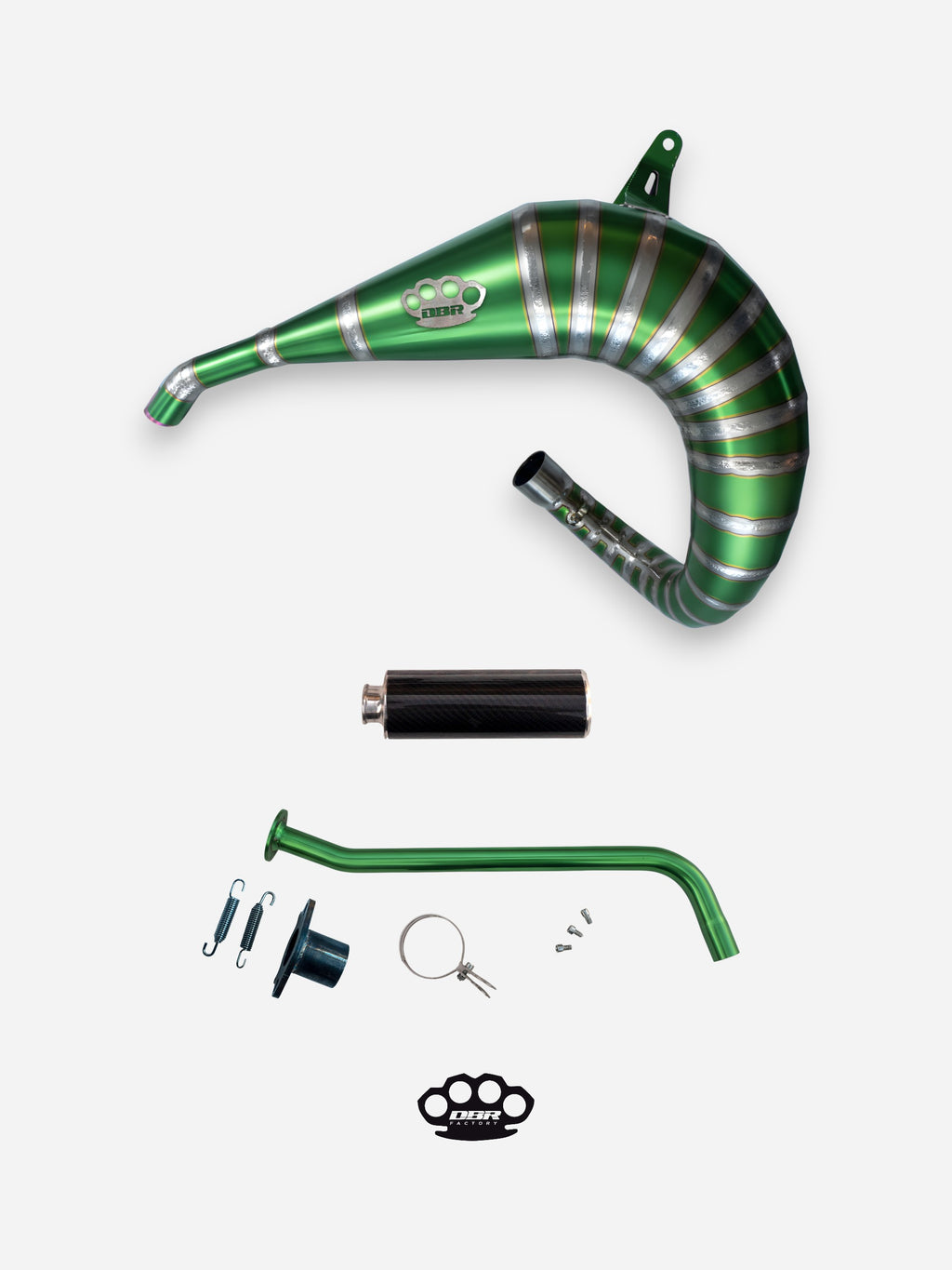 DBR Échappement Complet en Titane YAMAHA BLASTER 200cc VTT 1988–2009