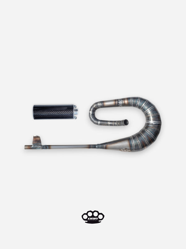 DBR Marmitta Classic Moped - Silenziatore Integrato Piaggio e Gilera