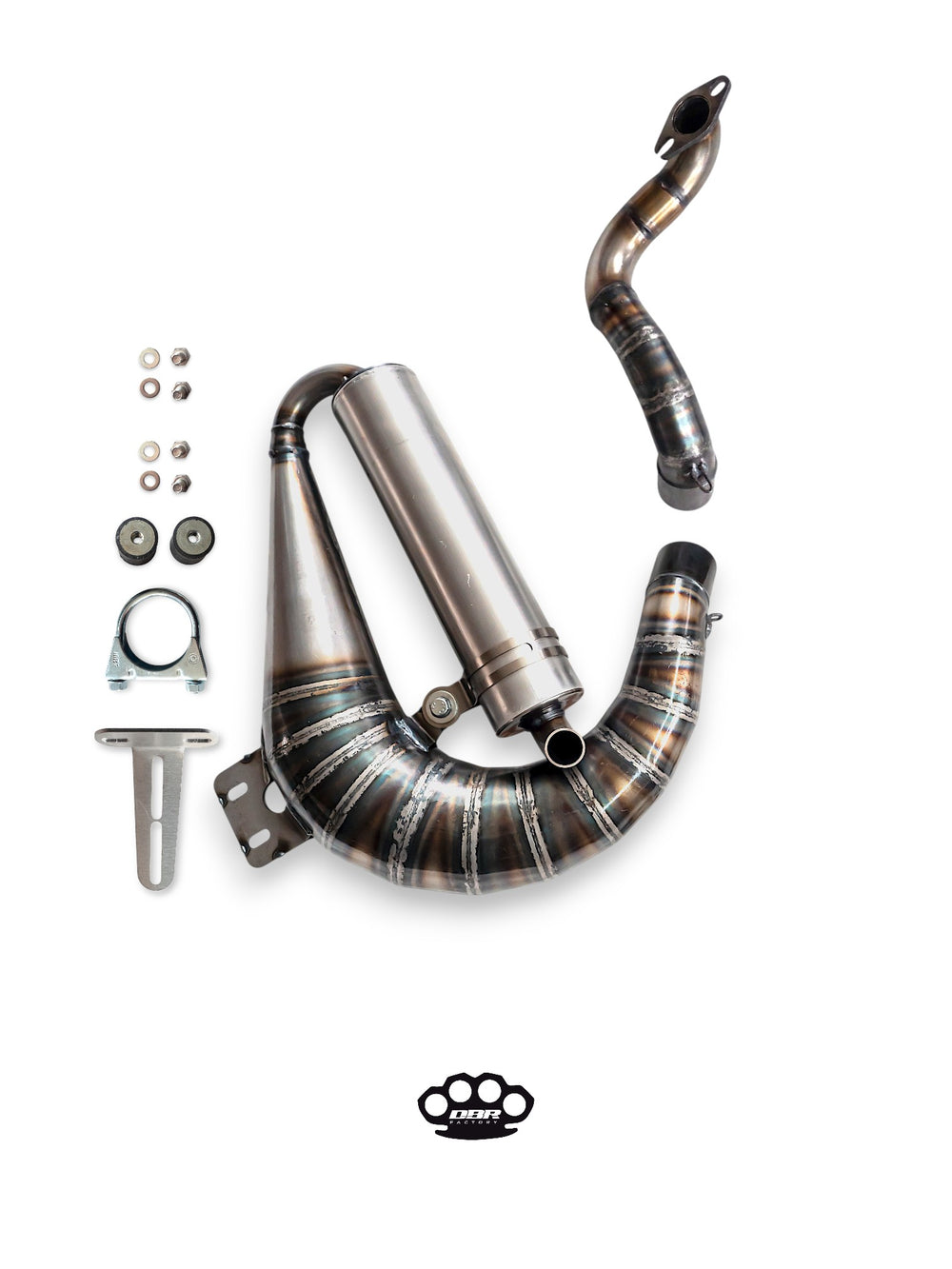DBR Marmitta Vespa Unisex Curly