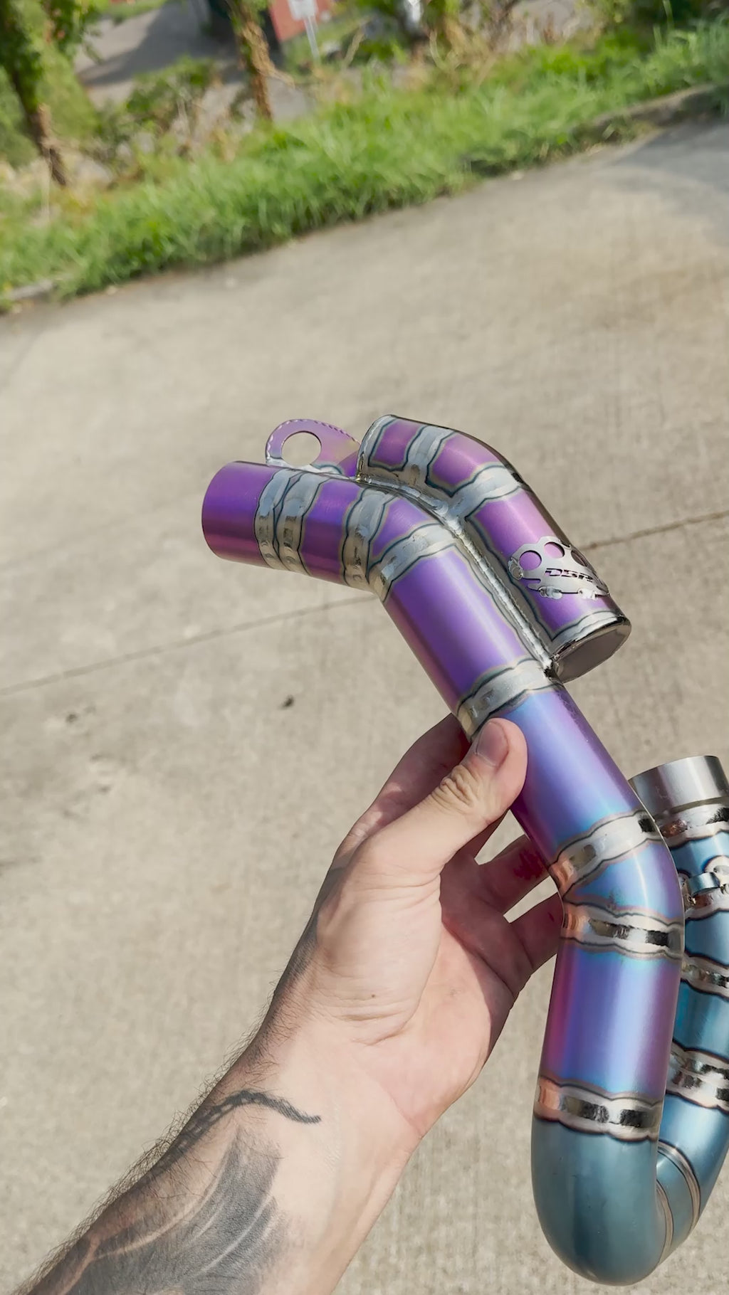 DBR 4T 钛合金排气歧管 - KTM、Husqvarna 和 Gas Gas