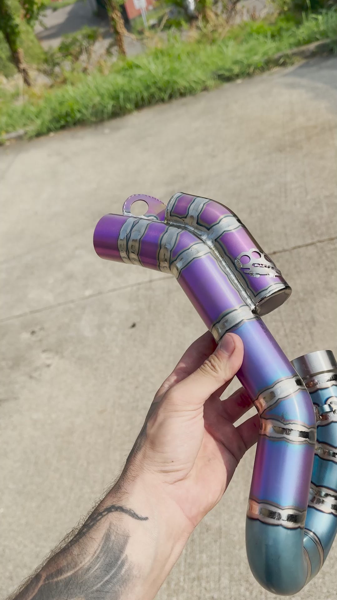 DBR 4T 钛合金排气歧管 - KTM、Husqvarna 和 Gas Gas