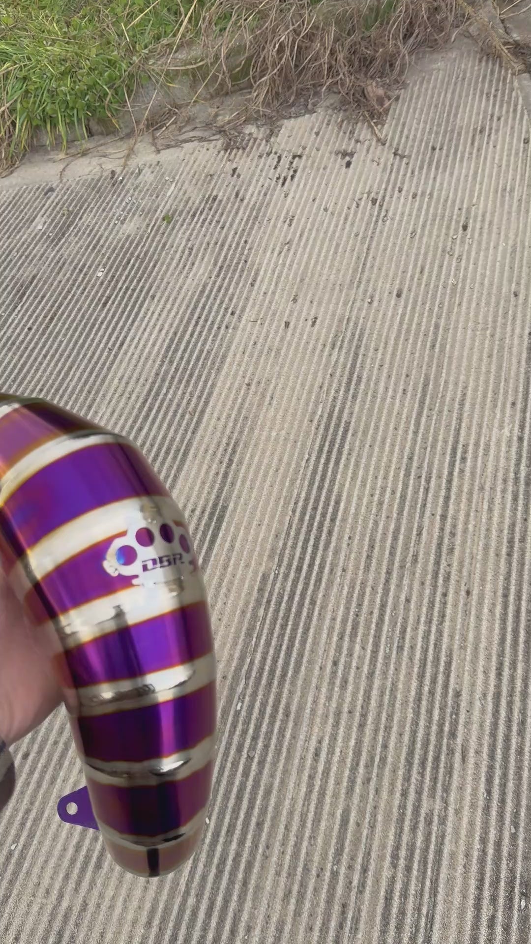 DBR 50/100cc 超快高性能钛合金排气管