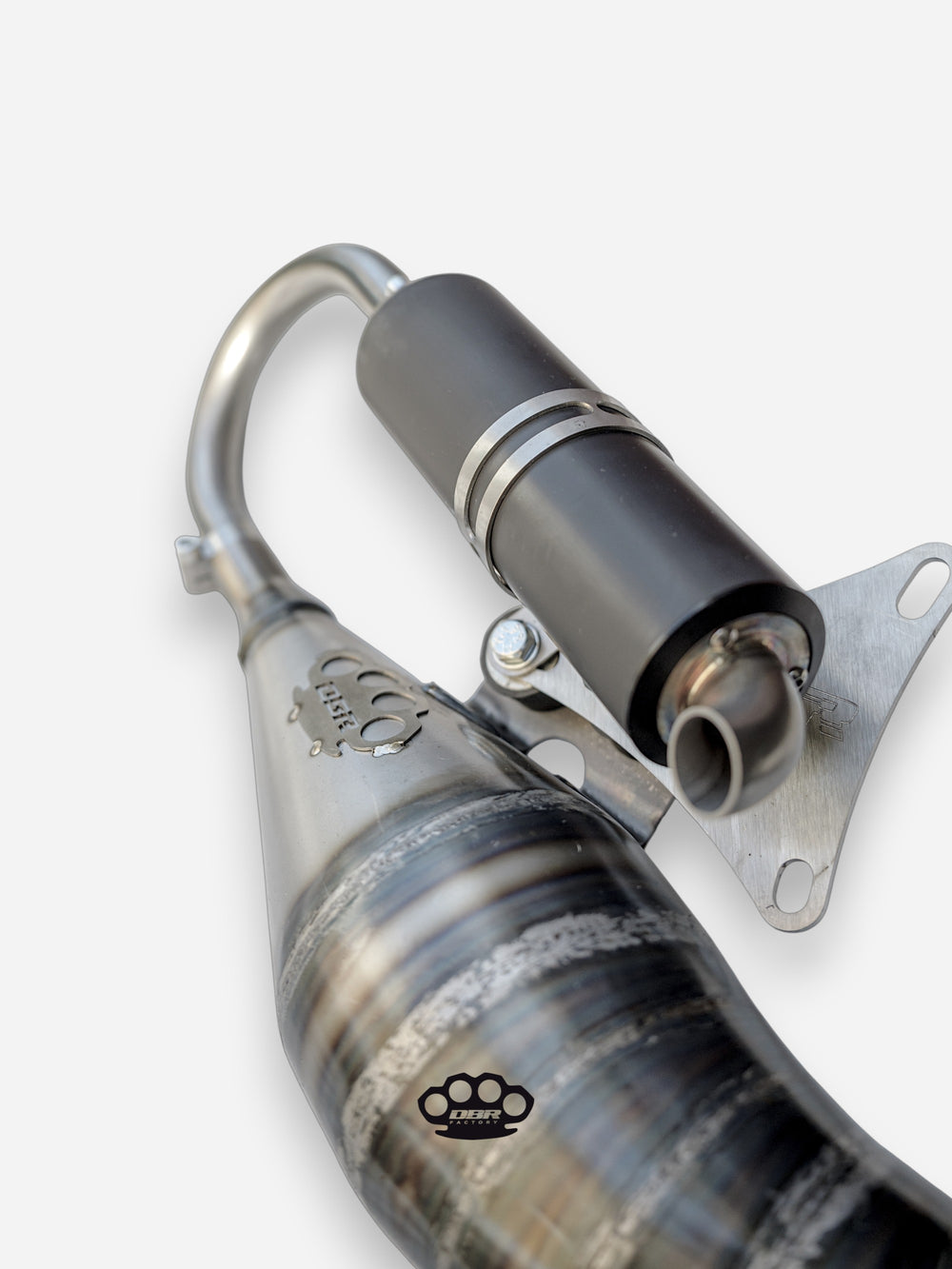 Marmitta DBR Minarelli Verticale Trofeo - MBK Booster Spirit, Next Generation e Stunt - Yamaha Zuma e Slider